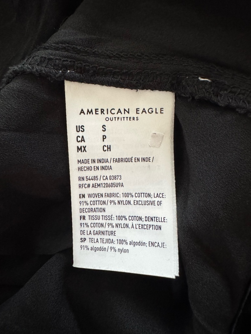NWOT AE V-Neck Lace Tiered Maxi Dress - Picture 5 of 7